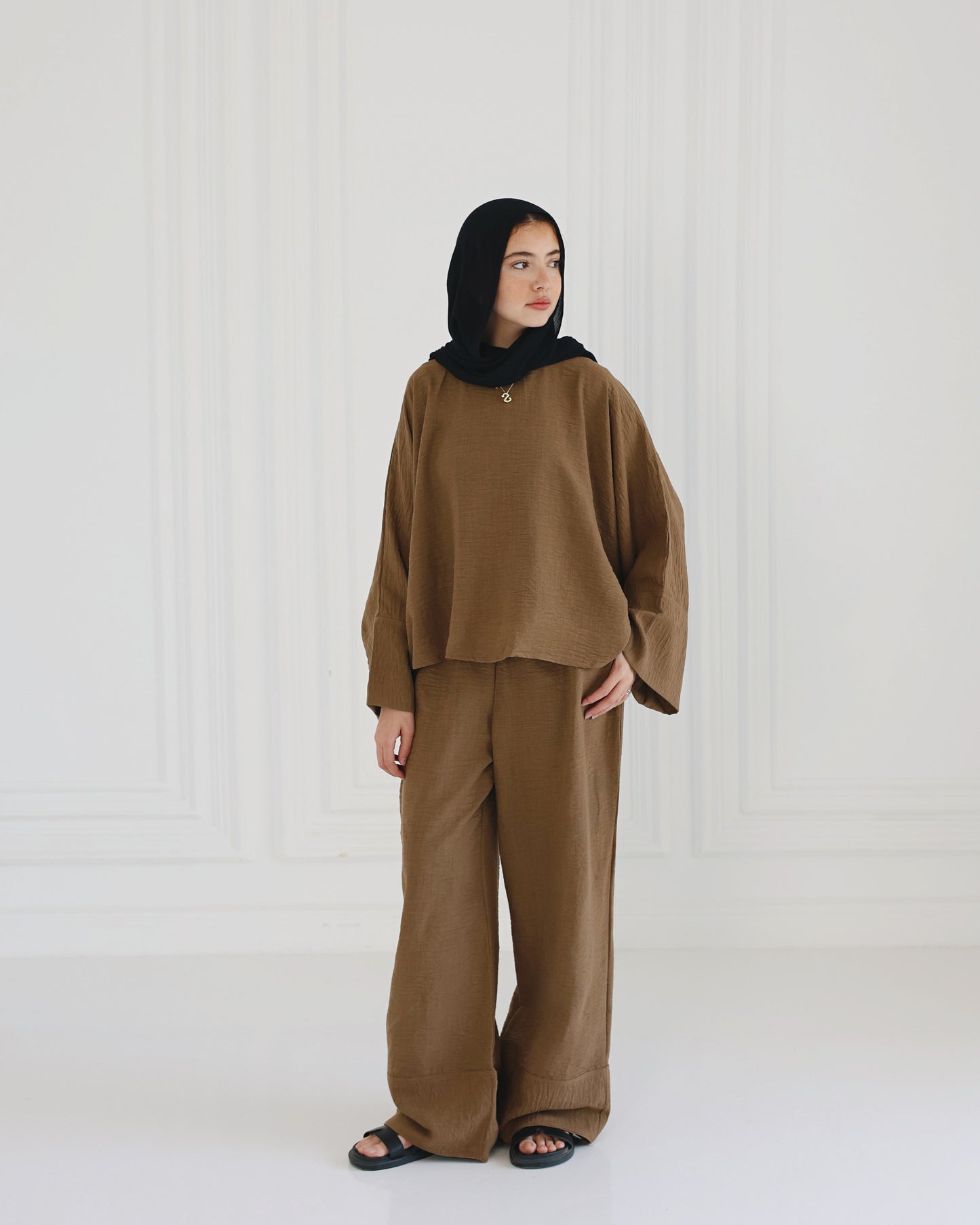 Nara Set in Warm Brown