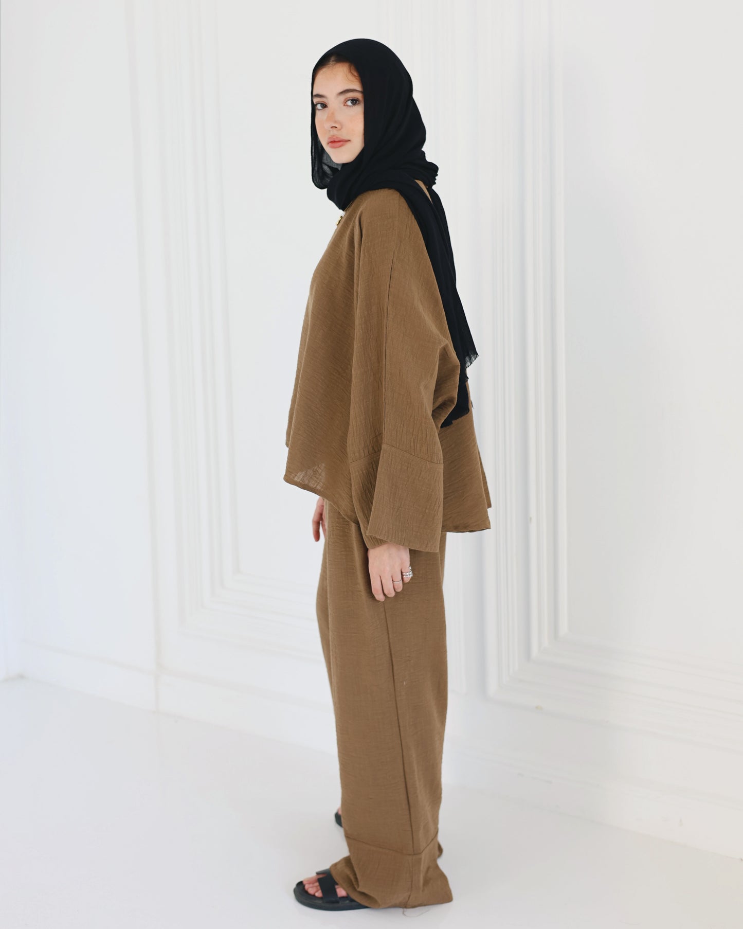 Nara Set in Warm Brown