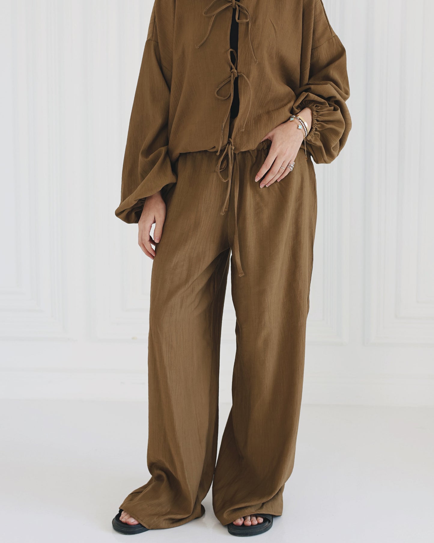 Liyyan Blouse in Toffee Brown