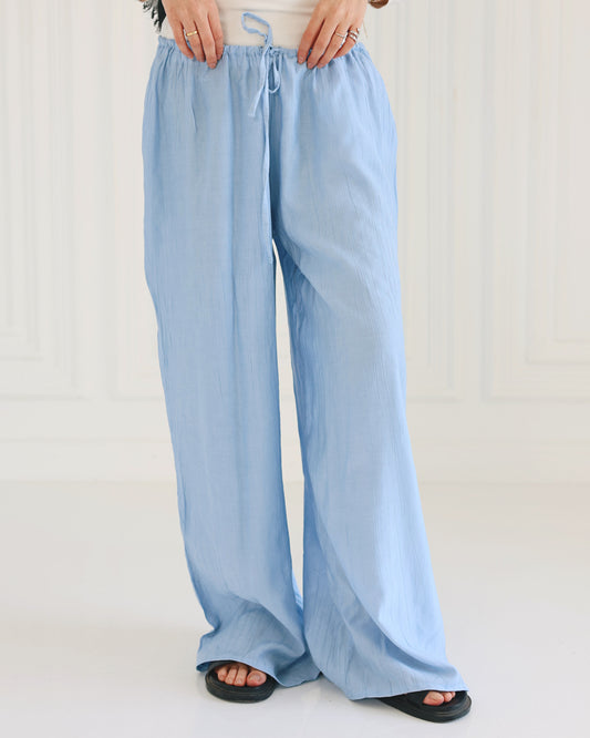 Liyyan Pants in Sky Blue